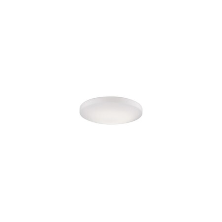 Kuzco Lighting Minimalist Led Flush Mount With Descending Dome Shaped Glass FM11015-WH